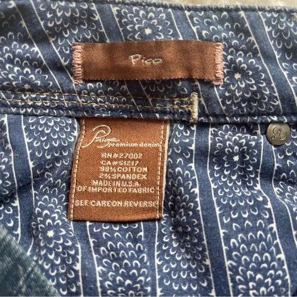 PAIGE Pico Dark Blue Flare Jeans 31 - Picture 7 of 9